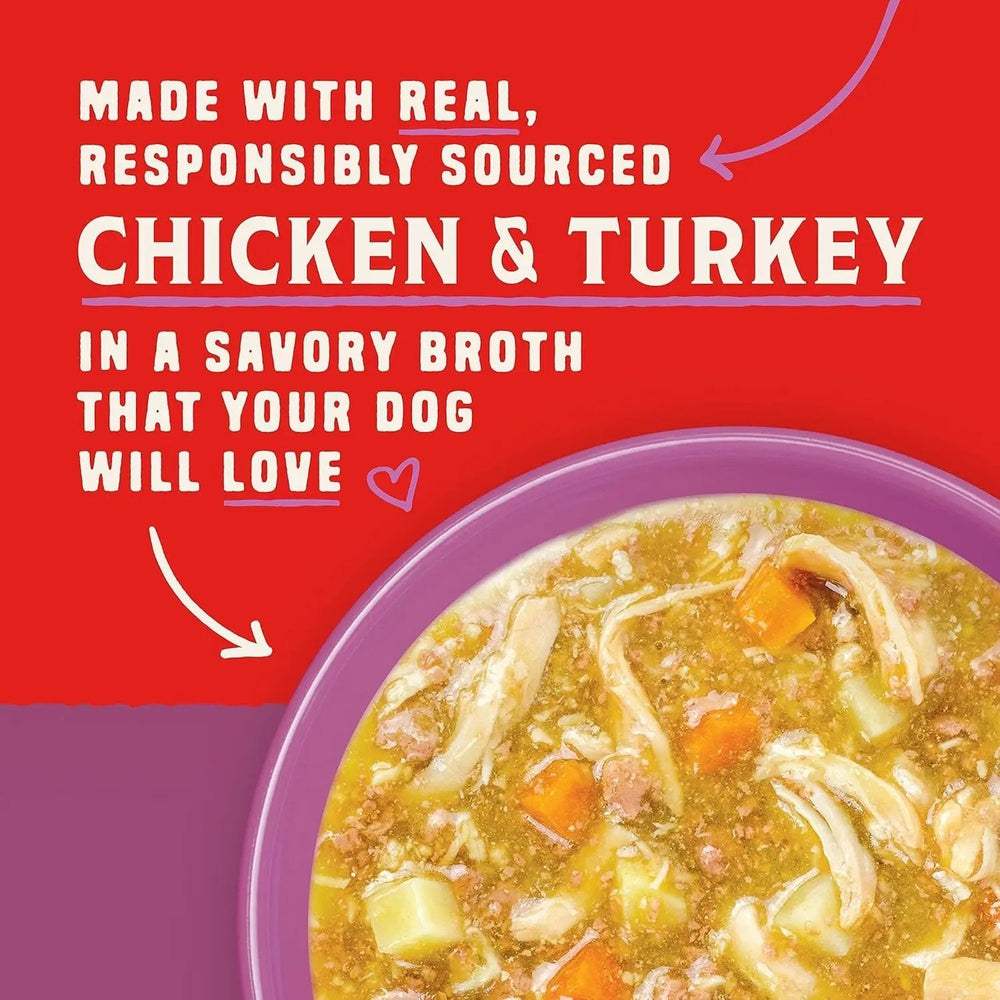 Stella & chewy's - Wild Red Wet Dog Food Chicken & Turkey Stew High Protein Recipe, 10 Ounce (Pack of 6)