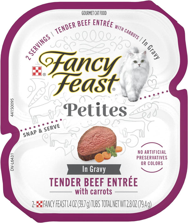 Fancy Feast Petites Beef with Carrots in Gravy Wet Cat Food (2.8oz)