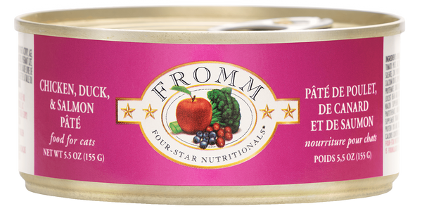 Fromm 4 Star Chicken, Duck and Salmon Cat Pate (5.5oz)