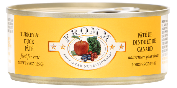 Fromm 4 Star Turkey and Duck Cat Pate (5.5oz)