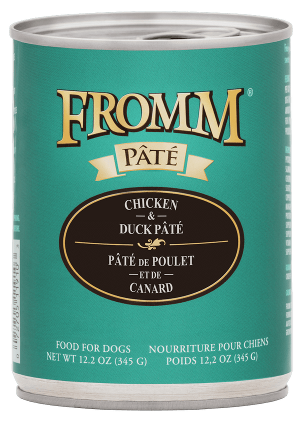 Fromm All Life Stages Chicken & Duck Pate Wet Dog Can (12.2oz)