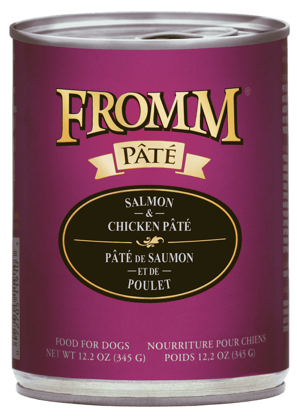 Fromm All Life Stages Salmon & Chicken Pate Wet Dog Can (12.2oz)