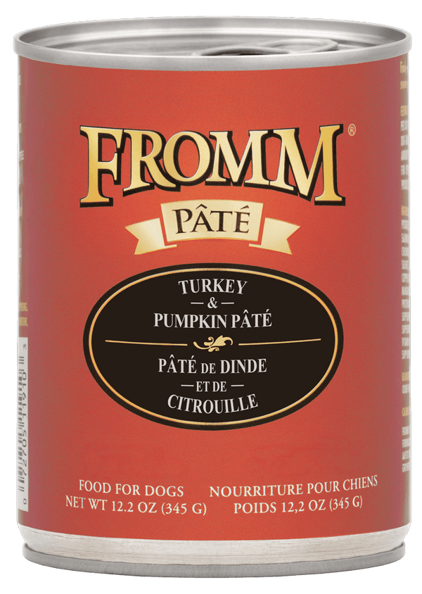 Fromm All Life Stages Grain-Free Turkey & Pumpkin Pate Wet Dog Can (12.2oz)