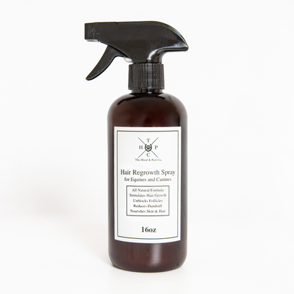 The Hoof & Paw Co. - All Natural Hair Regrowth Spray - for Dogs & Horses (4oz or 8oz)