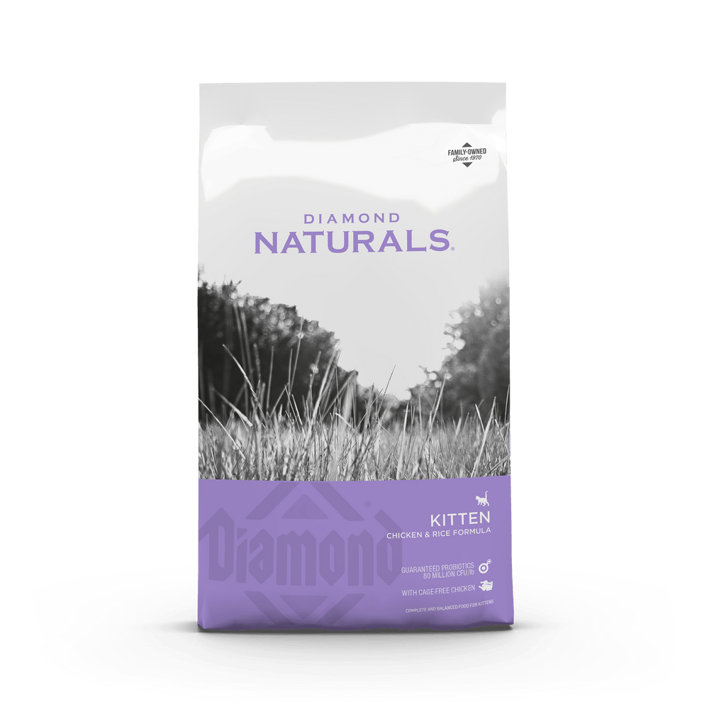 Diamond Naturals Kitten Chicken and Rice Dry Dog Food (6lb)