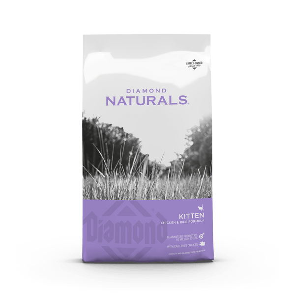 Diamond Naturals Kitten Chicken and Rice Dry Dog Food (6lb)