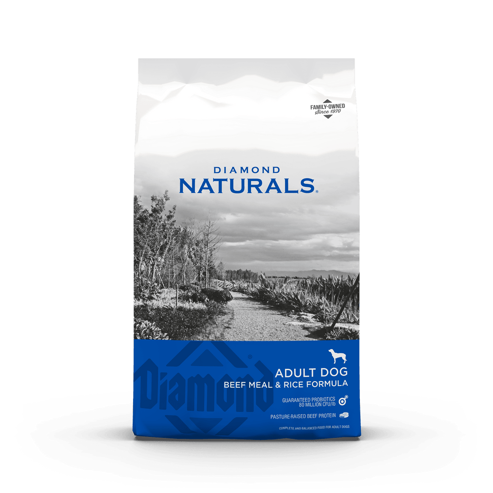 Diamond Naturals Adult Beef Meal & Rice Dry Dog Food (40lb)