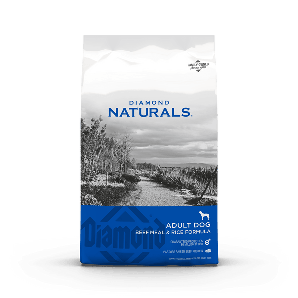 Diamond Naturals Adult Beef Meal & Rice Dry Dog Food (40lb)
