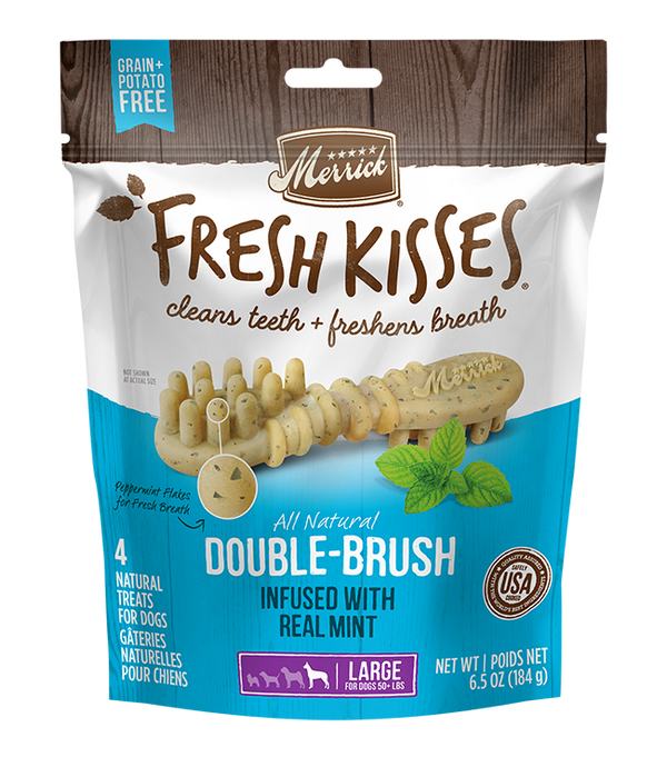 Merrick Fresh Kisses Mint Dental Treats For Large Dogs (11.5oz) (7Ct)