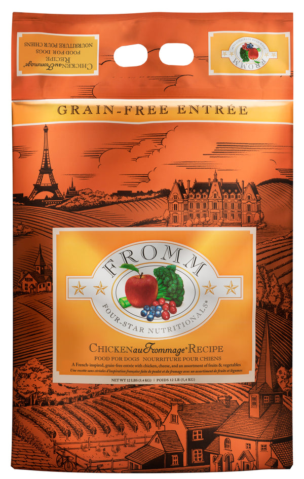 Fromm 4 Star All Life Stages Grain Free Chicken Au Frommage Dry Dog Food