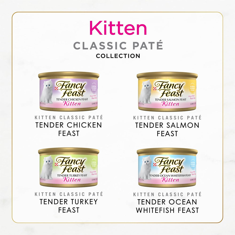 24Ct 3oz Fancy Feast Kitten Variety Pack