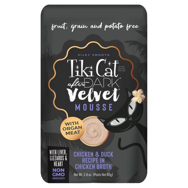 Tikicat Adult After Dark Velvet Mousse Chicken and Duck (2.8oz)