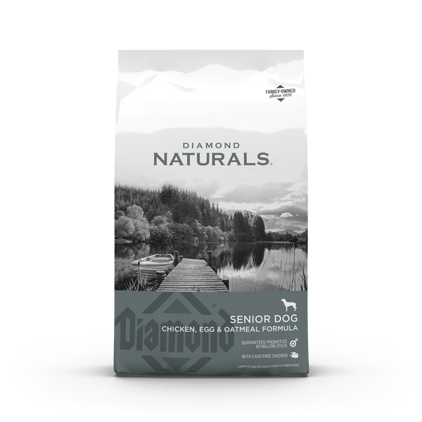 Diamond Naturals Senior Chicken, Egg and Oatmeal Dry Dog Food