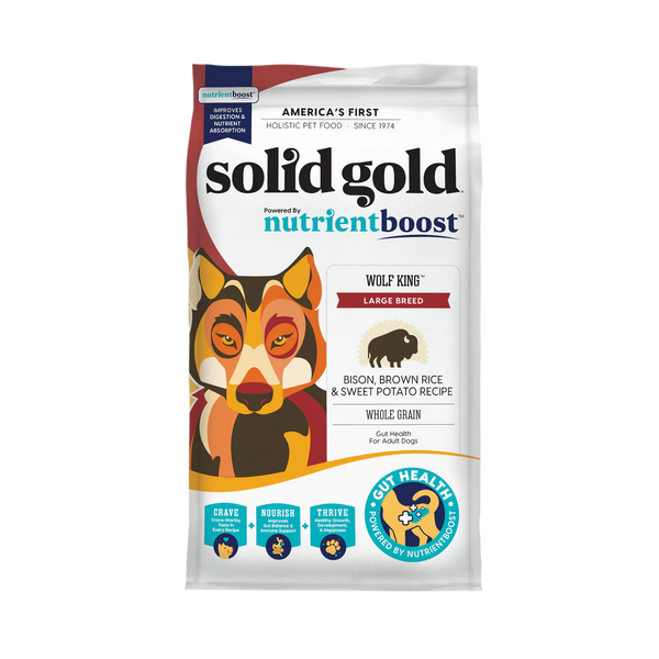 Solid Gold NutrientBoost Wolf King Large Breed Bison Food