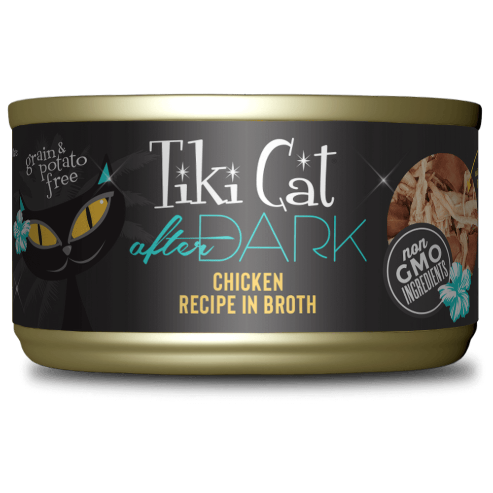 Tikicat Adult After Dark Chicken in Broth (2.8oz)
