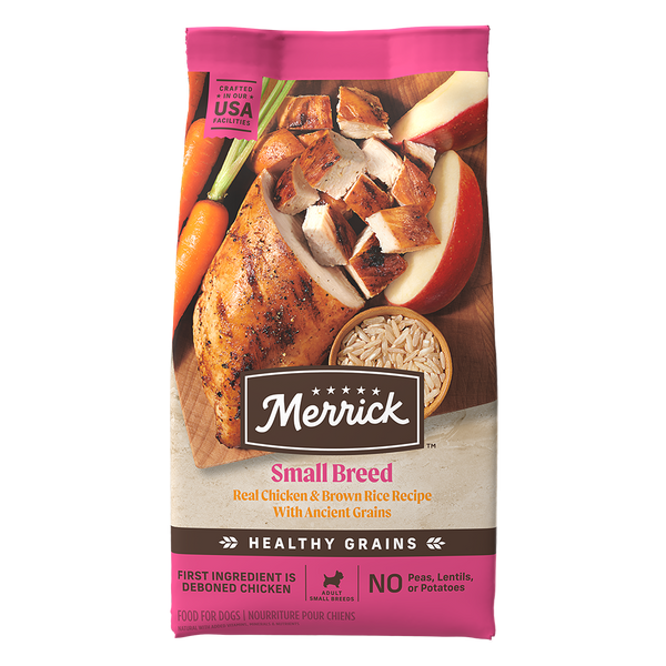 Merrick Classic Healthy Grains Small Breed Chicken and Brown Rice Dry Dog Food (4lb)