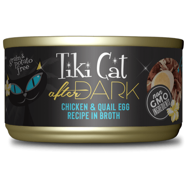 Tikicat Adult After Dark Chicken and Quail in Broth (2.8oz)