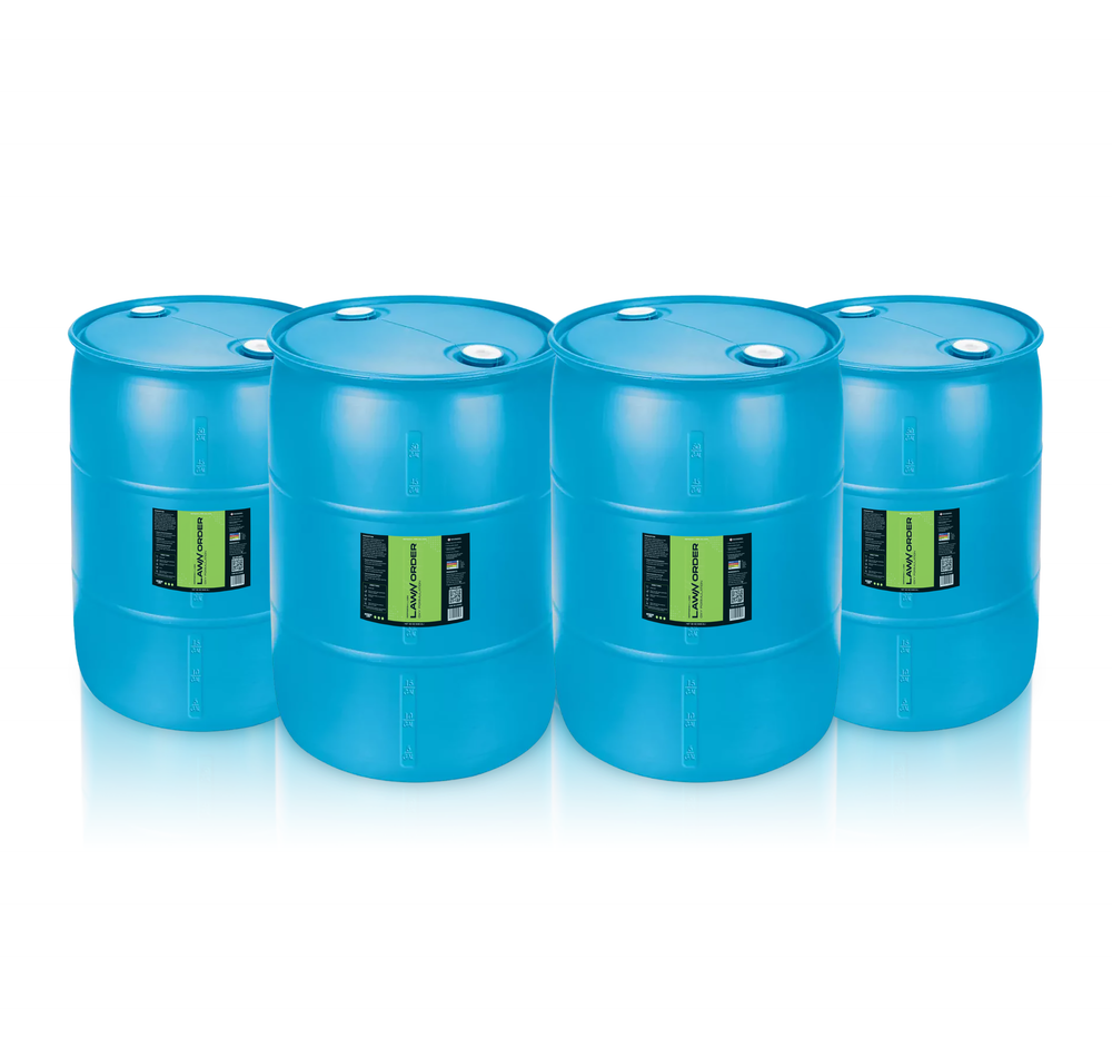 LawN Order 7% Hydrogen Peroxide Turf Cleaner | Oxy-Action Pet Odor Eliminator 55 Gallon Drum