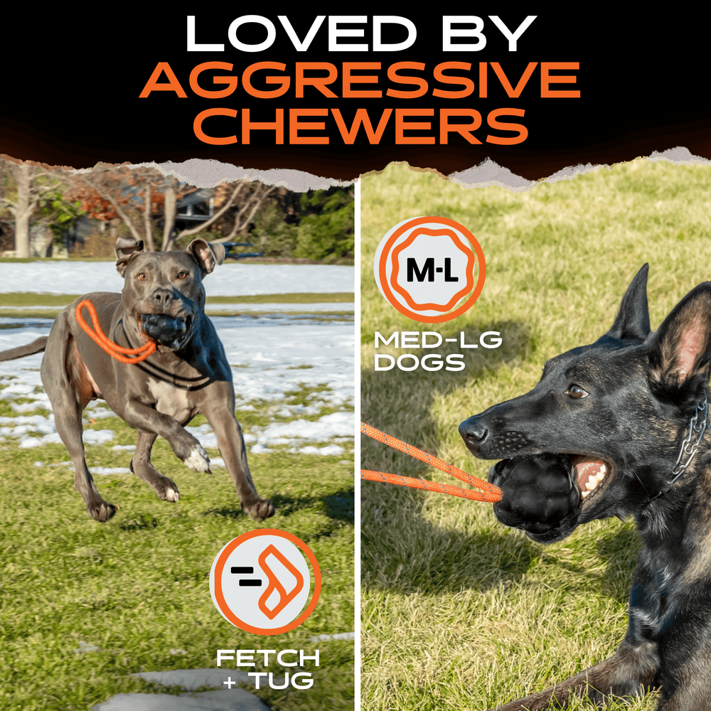 Monster K9 Dog Toys - Rumble Rope Ball