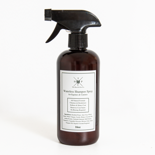 The Hoof & Paw Co. - All Natural Waterless Shampoo Spray - For Dogs & Horses - 16oz